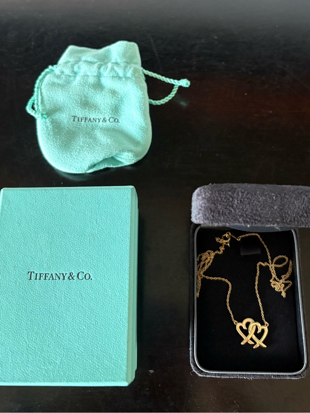 Tiffany & Co. Paloma Picasso Double Loving Heart Pendant